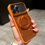 Custodia magnetica per telefono con supporto girevole a occhio d'aquila galvanizzato., For iPhone 16 Pro, For iPhone 16
