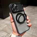 Custodia magnetica per telefono con supporto girevole a occhio d'aquila galvanizzato., For iPhone 16 Pro, For iPhone 16