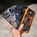 Custodia magnetica per telefono con supporto girevole a occhio d'aquila galvanizzato., For iPhone 17 Pro Max, For iPhone 17 Pro, For iPhone 17, For iPhone 16 Pro Max
