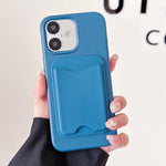 Custodia per telefono magnetica in TPU con porta carte a forma di macaron., For iPhone 17 Pro Max, For iPhone 17 Pro, For iPhone 17, For iPhone 16 Pro Max
