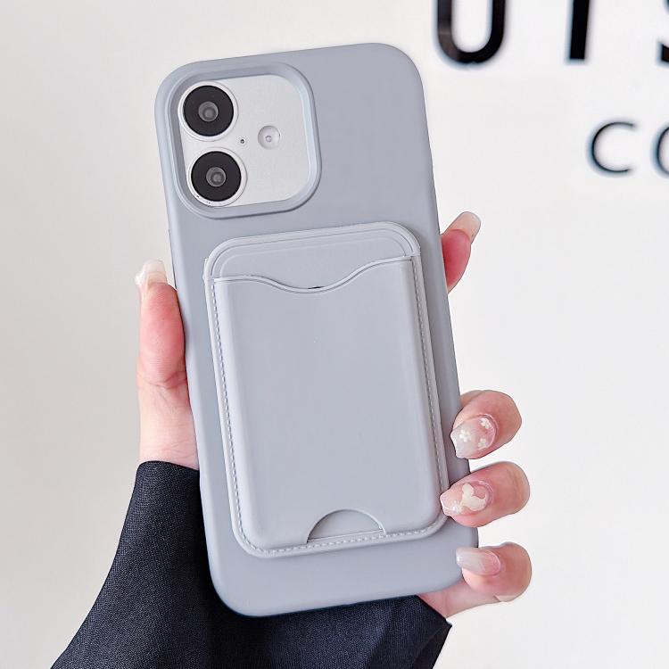 Custodia per telefono magnetica in TPU con porta carte a forma di macaron., For iPhone 17 Pro Max, For iPhone 17 Pro, For iPhone 17, For iPhone 16 Pro Max