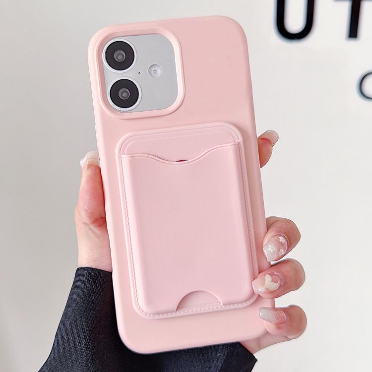Custodia per telefono magnetica in TPU con porta carte a forma di macaron., For iPhone 16 Pro, For iPhone 16, For iPhone 15 Pro Max, For iPhone 15 Pro