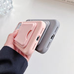 Custodia per telefono magnetica in TPU con porta carte a forma di macaron., For iPhone 17 Pro Max, For iPhone 17 Pro, For iPhone 17, For iPhone 16 Pro Max