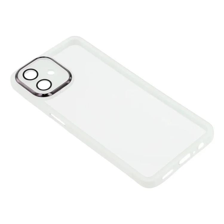 WANLONFENG Custodia per telefono in TPU traslucido con cornice galvanizzata e pellicola protettiva per lo schermo, For Galaxy A07 4G, For Galaxy A56 5G, For Galaxy A26 5G, For Galaxy A36 5G