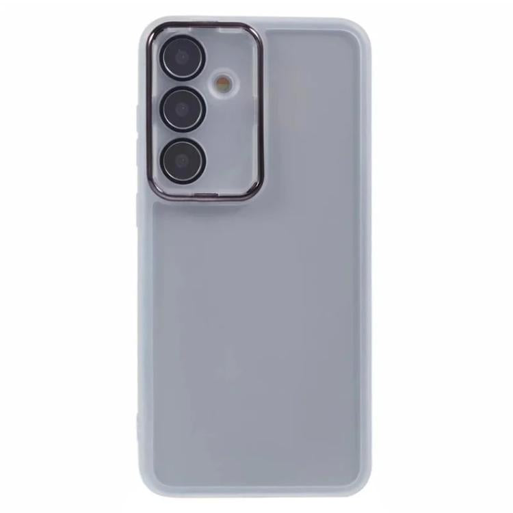 WANLONFENG Custodia per telefono in TPU traslucido con cornice galvanizzata e pellicola protettiva per lo schermo, For Galaxy A35 5G, For Galaxy A14 5G / 4G, For Galaxy A54 5G