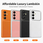 Custodia per telefono antiurto con effetto pelle di agnello, serie agnello., For Galaxy A14 5G