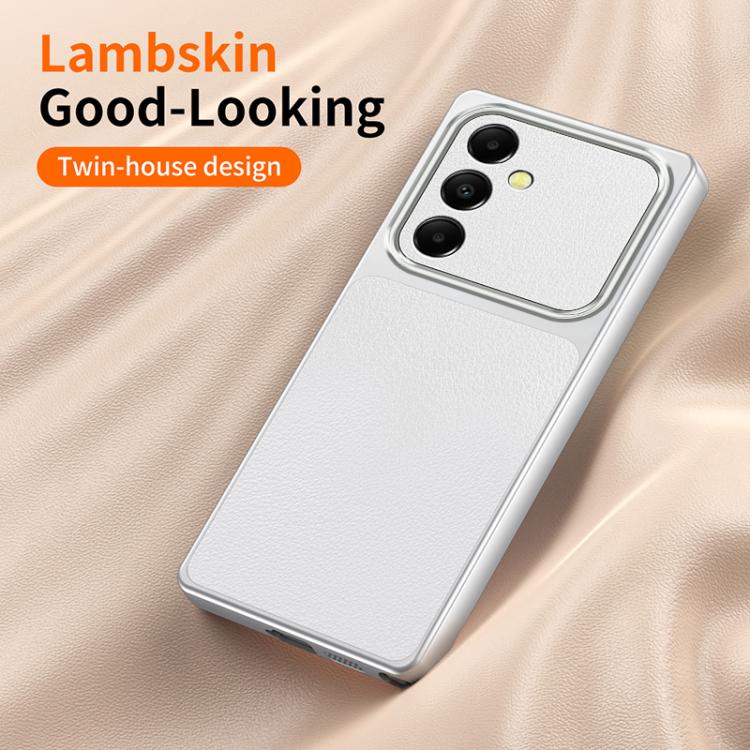 Custodia per telefono antiurto con effetto pelle di agnello, serie agnello., For Galaxy A14 5G