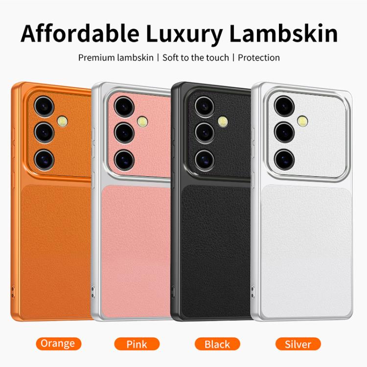 Custodia per telefono antiurto con effetto pelle di agnello, serie agnello., For Galaxy A55 5G, For Galaxy A35 5G, For Galaxy A05, For Galaxy A05s