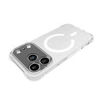 WANLONFENG Custodia per telefono in TPU trasparente magnetica antiurto a quattro angoli con pellicola protettiva per lo schermo, For iPhone 17 Pro Max, For iPhone 17 Pro, For iPhone 17, For iPhone Air