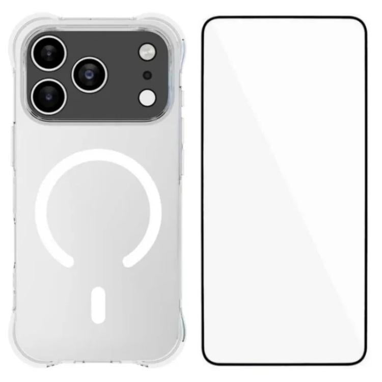 Custodia TPU trasparente magnetica per iPhone 17 Pro Max