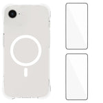 Custodia TPU trasparente magnetica per iPhone 17 Pro Max