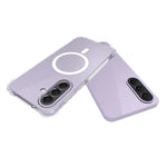WANLONFENG Custodia per telefono in TPU trasparente, magnetica, antiurto, con quattro angoli rinforzati e 2 pellicole protettive per lo schermo., For Galaxy A57 5G, For Galaxy A37 5G, For Galaxy A27 5G, For Galaxy A17 5G, For Galaxy A56 5G             ...