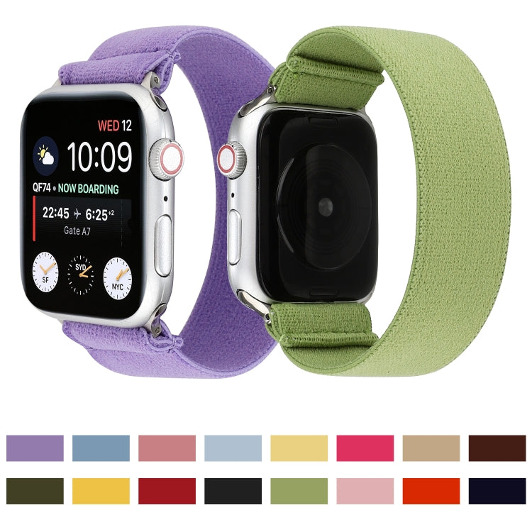 Cinturino di ricambio in silicone tinta unita, For Apple Watch Series  7  45mm / & 6 & SE & 5 & 4 44mm