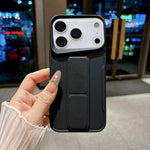Custodia per telefono in morbido TPU antiurto dal design sottile con supporto pieghevole, For iPhone 17 Pro Max, For iPhone 17 Pro, For iPhone 17, For iPhone 16 Pro Max