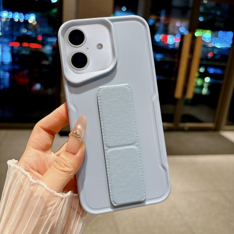 Custodia per telefono in morbido TPU antiurto dal design sottile con supporto pieghevole, For iPhone 16 Pro, For iPhone 16, For iPhone 15 Pro Max, For iPhone 15 Pro