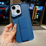 Custodia per telefono in morbido TPU antiurto dal design sottile con supporto pieghevole, For iPhone 15, For iPhone 14, For iPhone 14 Pro, For iPhone 14 Pro Max
