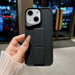 Custodia per telefono in morbido TPU antiurto dal design sottile con supporto pieghevole, For iPhone 15, For iPhone 14, For iPhone 14 Pro, For iPhone 14 Pro Max