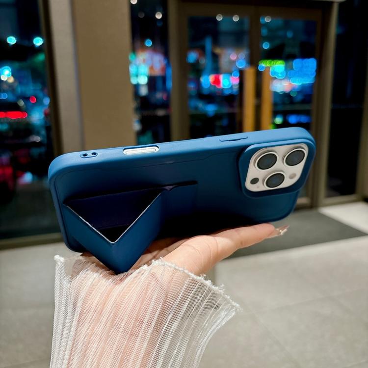 Custodia per telefono in morbido TPU antiurto dal design sottile con supporto pieghevole, For iPhone 13 Pro Max, For iPhone 13 Pro, For iPhone 13, For iPhone 12