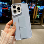 Custodia per telefono in morbido TPU antiurto dal design sottile con supporto pieghevole, For iPhone 12 Pro Max, For iPhone 12 Pro, For iPhone 11