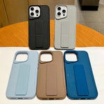 Custodia per telefono in morbido TPU antiurto dal design sottile con supporto pieghevole, For iPhone 17 Pro Max, For iPhone 17 Pro, For iPhone 17, For iPhone 16 Pro Max
