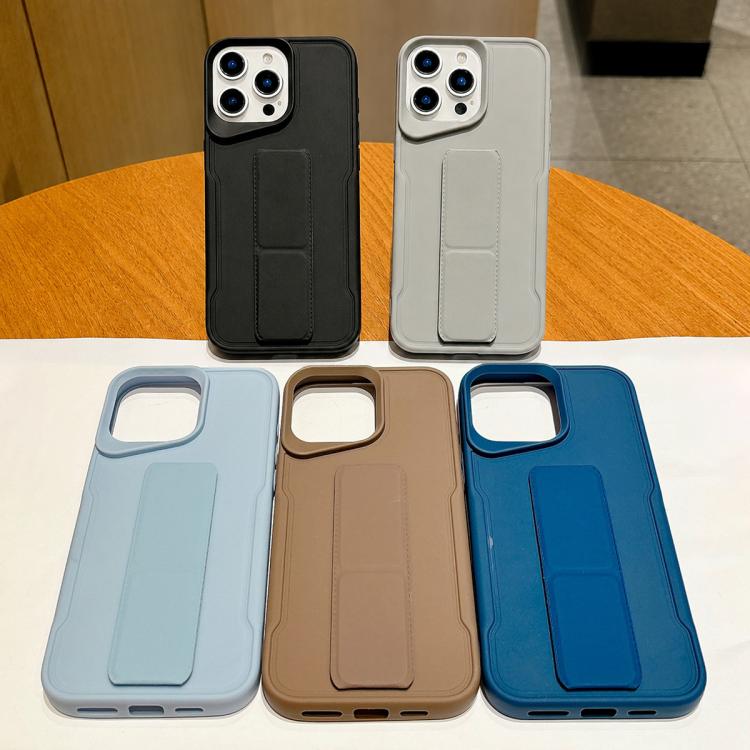 Custodia per telefono in morbido TPU antiurto dal design sottile con supporto pieghevole, For iPhone 12 Pro Max, For iPhone 12 Pro, For iPhone 11