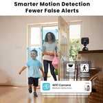 Telecamera Wi-Fi intelligente HD B01 per la casa, supporta la visione notturna e il rilevamento del movimento., B01