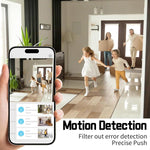 Telecamera Wi-Fi intelligente HD B01 per la casa, supporta la visione notturna e il rilevamento del movimento., B01