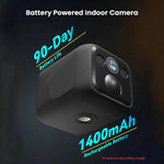 Telecamera Wi-Fi intelligente HD B01 per la casa, supporta la visione notturna e il rilevamento del movimento., B01