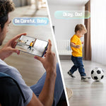 Telecamera Wi-Fi intelligente HD B01 per la casa, supporta la visione notturna e il rilevamento del movimento., B01