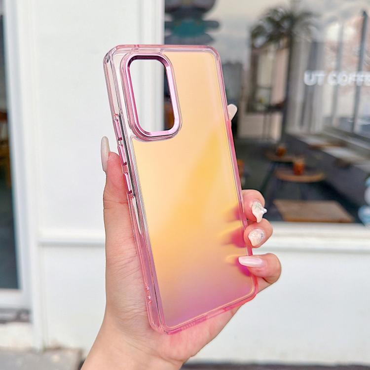 Custodia per telefono con sfumatura di placcatura, For Galaxy A56 5G, For Galaxy A06 4G, For Galaxy A53 5G
