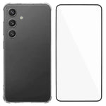 Custodia per telefono in TPU trasparente con angoli airbag e pellicola protettiva per lo schermo., For Galaxy S26+ 5G, For Galaxy S26 Ultra 5G, For Galaxy S26 5G, For Galaxy S25 FE 5G, For Galaxy S25 Edge 5G, For Galaxy S25 5G, For Galaxy S25+ 5G      ...