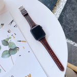 Cinturino in pelle doppia faccia per Apple Watch Series 4-7 e SE