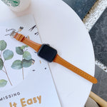 Cinturino in pelle doppia faccia per Apple Watch Series 4-7 e SE