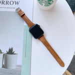 Cinturino in pelle doppia faccia per Apple Watch Series 4-7 e SE