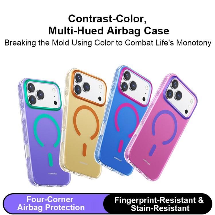 Custodia per telefono magnetica antiurto EASONCASE IMD con rivestimento su entrambi i lati, airbag integrato., For iPhone 17 Pro Max, For iPhone 17 Pro, For iPhone 17, For iPhone 16 Pro Max, For iPhone 16 Pro