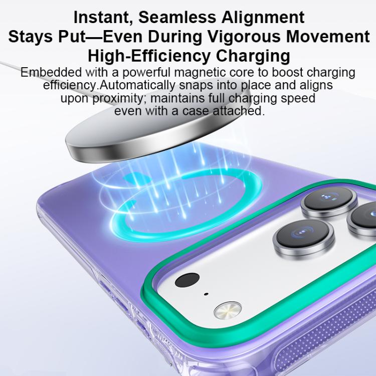Custodia per telefono magnetica antiurto EASONCASE IMD con rivestimento su entrambi i lati, airbag integrato., For iPhone 17 Pro Max, For iPhone 17 Pro, For iPhone 17, For iPhone 16 Pro Max, For iPhone 16 Pro