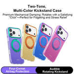 Custodia per telefono EASONCASE con rivestimento IMD su entrambi i lati, airbag antiurto e supporto magnetico., For iPhone 17 Pro Max, For iPhone 17 Pro, For iPhone 17, For iPhone 16 Pro Max, For iPhone 16 Pro