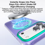 Custodia per telefono EASONCASE con rivestimento IMD su entrambi i lati, airbag antiurto e supporto magnetico., For iPhone 17 Pro Max, For iPhone 17 Pro, For iPhone 17, For iPhone 16 Pro Max, For iPhone 16 Pro