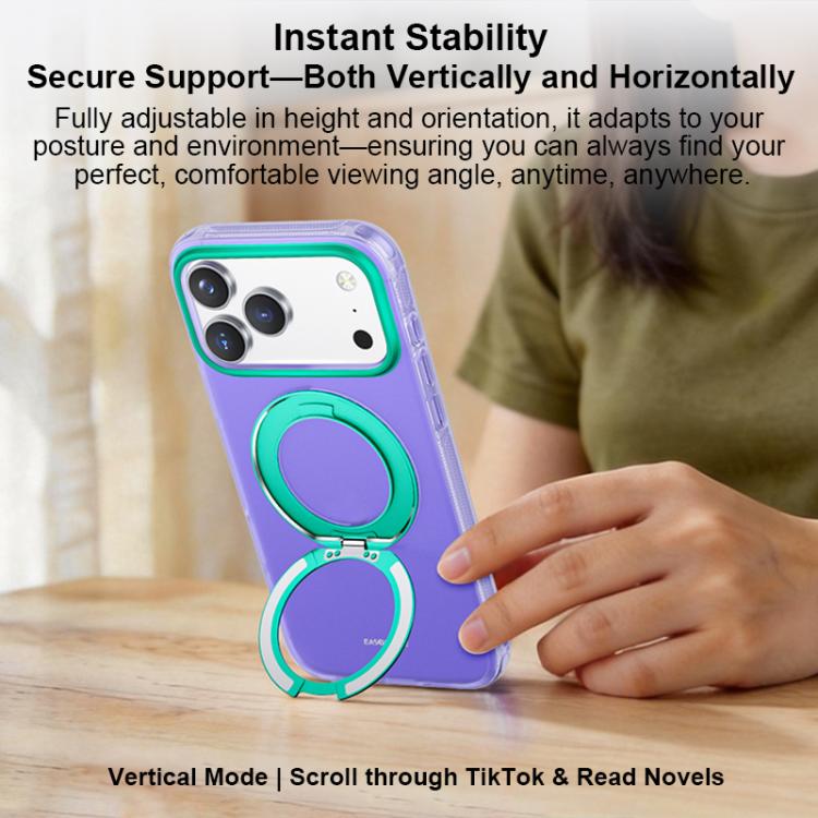 Custodia per telefono EASONCASE con rivestimento IMD su entrambi i lati, airbag antiurto e supporto magnetico., For iPhone 17 Pro Max, For iPhone 17 Pro, For iPhone 17, For iPhone 16 Pro Max, For iPhone 16 Pro