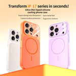 Custodia magnetica per telefono Transform 17 Series in silicone liquido, For iPhone 17 Pro Max, For iPhone 17 Pro