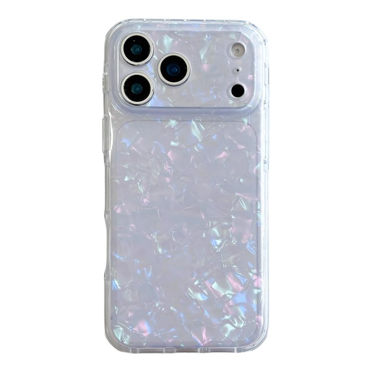 Custodia per telefono in TPU acrilico con texture a conchiglia IMD, For iPhone 17 Pro Max, For iPhone 17 Pro, For iPhone 17, For iPhone 16 Pro Max, For iPhone 16 Pro, For iPhone 16, For iPhone 15 Pro, For iPhone 15