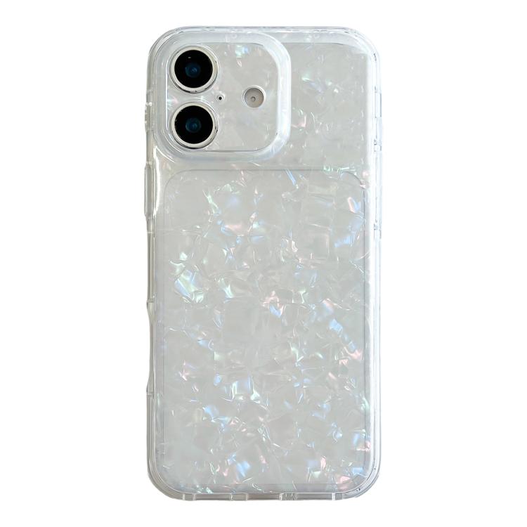 Custodia per telefono in TPU acrilico con texture a conchiglia IMD, For iPhone 17 Pro Max, For iPhone 17 Pro, For iPhone 17, For iPhone 16 Pro Max, For iPhone 16 Pro, For iPhone 16, For iPhone 15 Pro, For iPhone 15