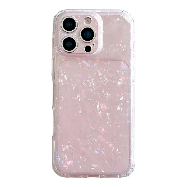 Custodia per telefono in TPU acrilico con texture a conchiglia IMD, For iPhone 17 Pro Max, For iPhone 17 Pro, For iPhone 17, For iPhone 16 Pro Max, For iPhone 16 Pro, For iPhone 16, For iPhone 15 Pro, For iPhone 15