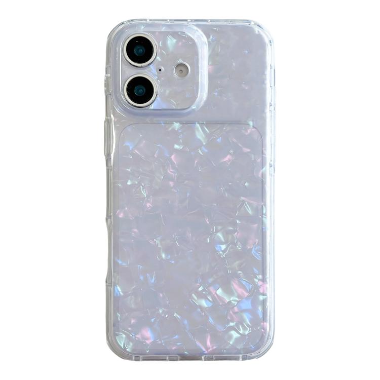 Custodia per telefono in TPU acrilico con texture a conchiglia IMD, For iPhone 17 Pro Max, For iPhone 17 Pro, For iPhone 17, For iPhone 16 Pro Max, For iPhone 16 Pro, For iPhone 16, For iPhone 15 Pro, For iPhone 15