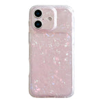 Custodia per telefono in TPU acrilico con texture a conchiglia IMD, For iPhone 17 Pro Max, For iPhone 17 Pro, For iPhone 17, For iPhone 16 Pro Max, For iPhone 16 Pro, For iPhone 16, For iPhone 15 Pro, For iPhone 15
