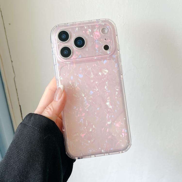 Custodia per telefono in TPU acrilico con texture a conchiglia IMD, For iPhone 17 Pro Max, For iPhone 17 Pro, For iPhone 17, For iPhone 16 Pro Max, For iPhone 16 Pro, For iPhone 16, For iPhone 15 Pro, For iPhone 15