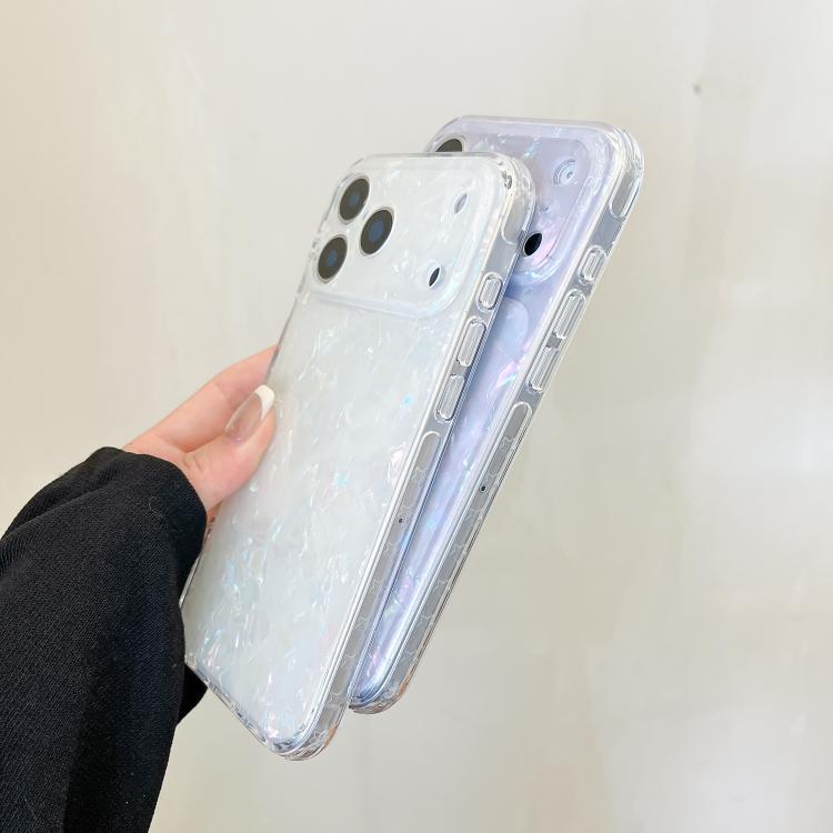 Custodia per telefono in TPU acrilico con texture a conchiglia IMD, For iPhone 17 Pro Max, For iPhone 17 Pro, For iPhone 17, For iPhone 16 Pro Max, For iPhone 16 Pro, For iPhone 16, For iPhone 15 Pro, For iPhone 15