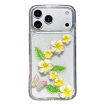 Custodia per telefono in acrilico con effetto farfalla 3D e plumeria, realizzata in resina epossidica., For iPhone 17 Pro Max, For iPhone 17 Pro, For iPhone 17, For iPhone Air, For iPhone 16 Pro Max, For iPhone 16 Pro, For iPhone 16 Plus, For iPhone 16...