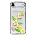Custodia per telefono in acrilico con effetto farfalla 3D e plumeria, realizzata in resina epossidica., For iPhone 17 Pro Max, For iPhone 17 Pro, For iPhone 17, For iPhone Air, For iPhone 16 Pro Max, For iPhone 16 Pro, For iPhone 16 Plus, For iPhone 16...