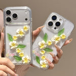 Custodia per telefono in acrilico con effetto farfalla 3D e plumeria, realizzata in resina epossidica., For iPhone 17 Pro Max, For iPhone 17 Pro, For iPhone 17, For iPhone Air, For iPhone 16 Pro Max, For iPhone 16 Pro, For iPhone 16 Plus, For iPhone 16...